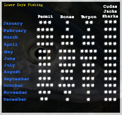 Key West Fishing Calendar